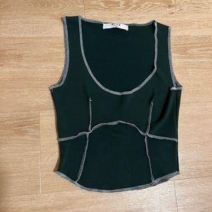 Grey Bandit stitched tank